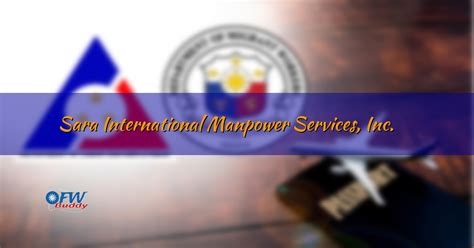 manpower services in mindanao|Sara International Manpower Services, Inc..
